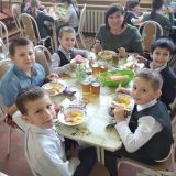 Завтрак директора с 1 б классом